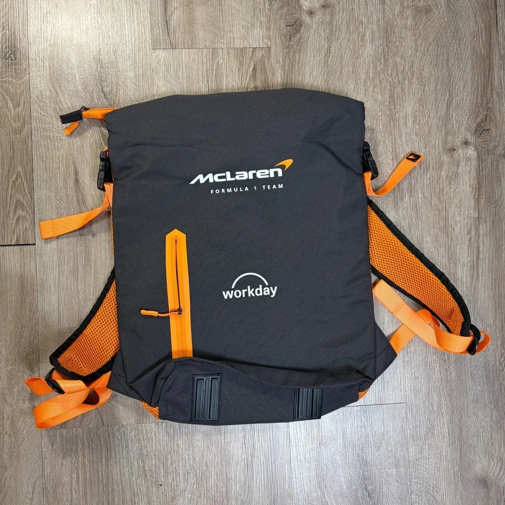 Official McLaren Formula 1 F1 Workday Branded Partner Backpack Roll Top Bag